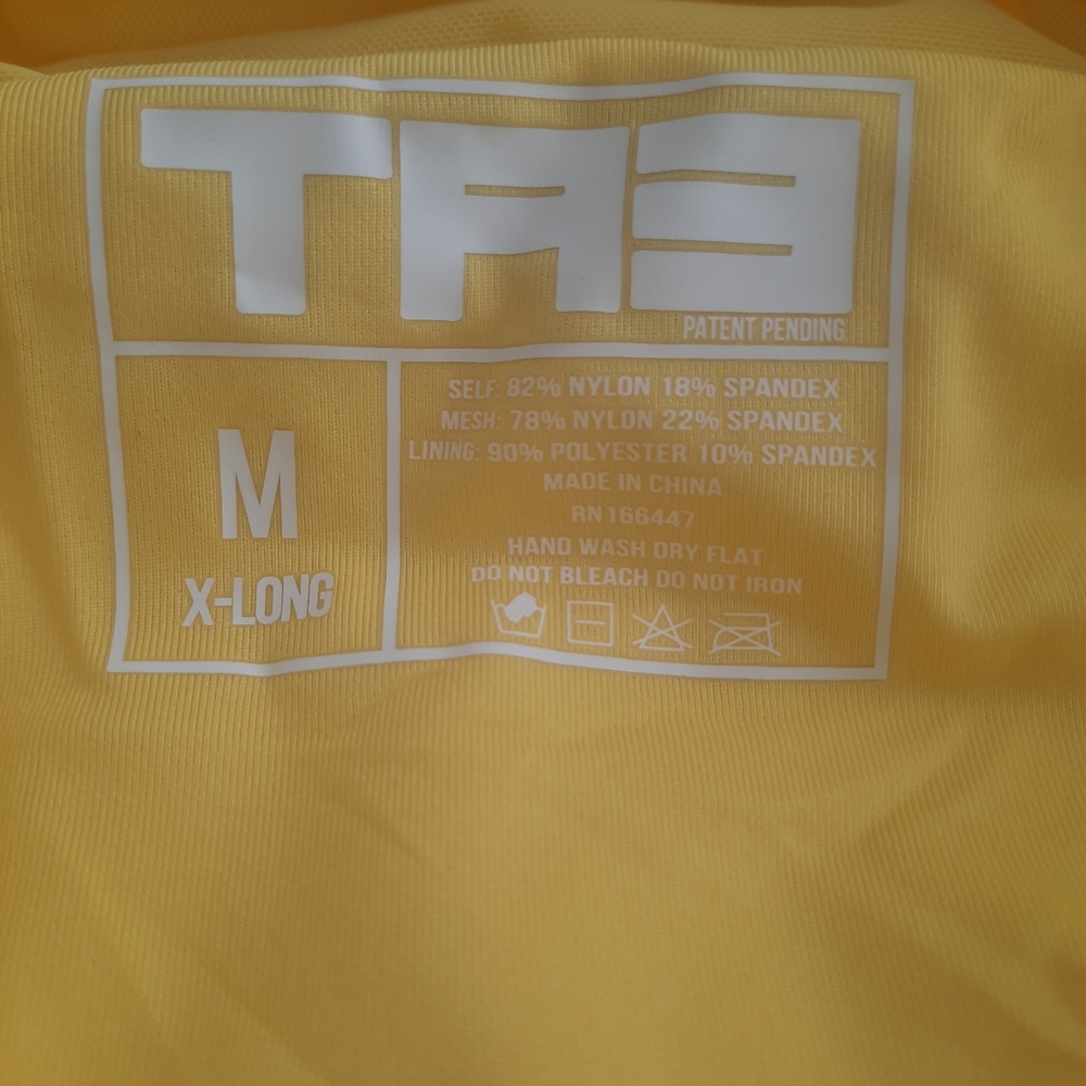 TA3 One Sidey Keyhole Swimsuit Medium XLong In Yellow - Picture 9 of 9